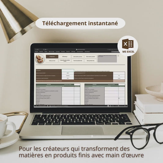Gestion créateurs – Vous fabriquez à la main, vous assemblez, vous créez ? Ce fichier est fait pour vous.